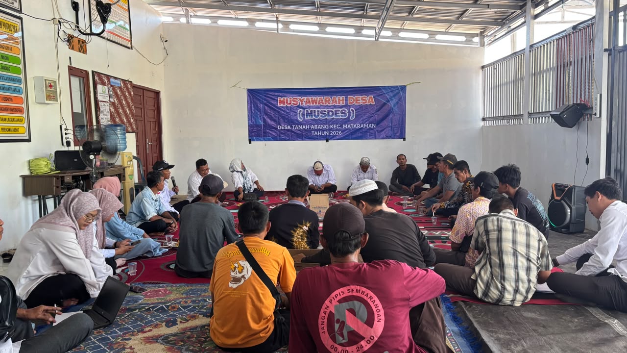 Wujudkan Lingkungan Bersih, Desa Tanah Abang Gelar Musyawarah Desa Sistem Pengelolaan Sampah